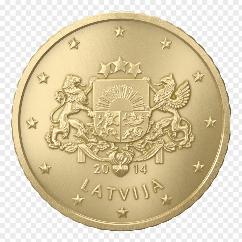 Coin Latvian Euro Coins 20 Cent 1 50 PNG