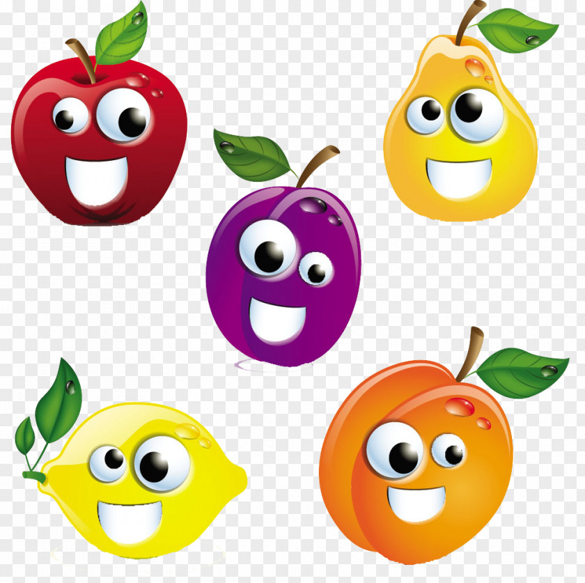 Happy Fruit Combo Cartoon Royalty-free Stock Photography Clip Art PNG