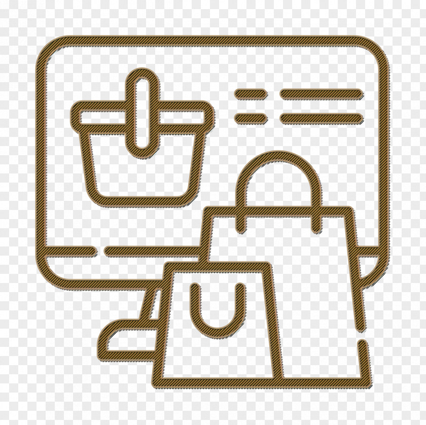 Monitor Icon Shopping Ecommerce PNG