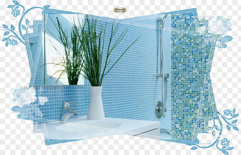 Bathtub Glass Tile Bathroom Floor Wall PNG