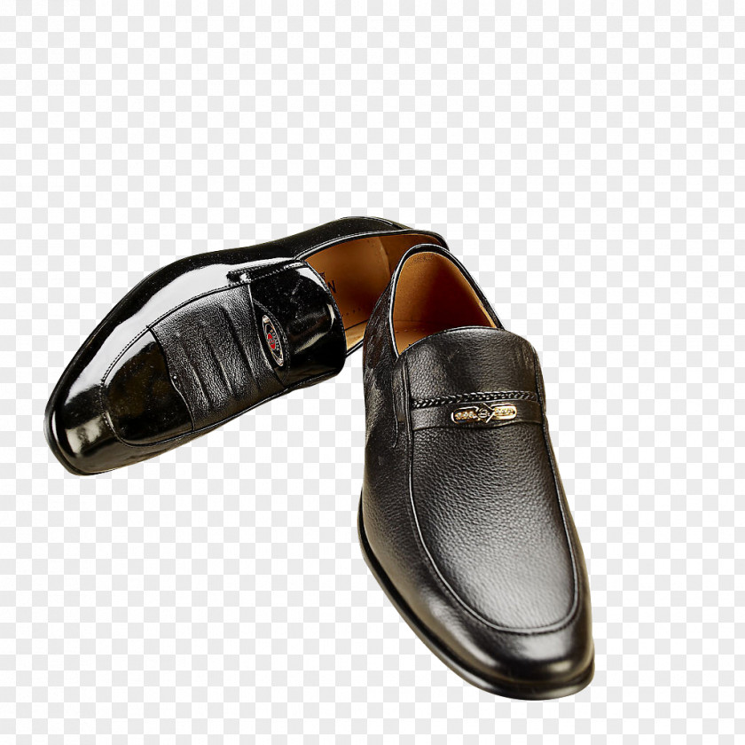 Black Shoes Slip-on Shoe PNG