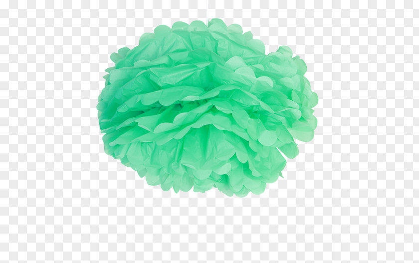 Green Tissue Paper Vert D'eau Pom-pom PNG