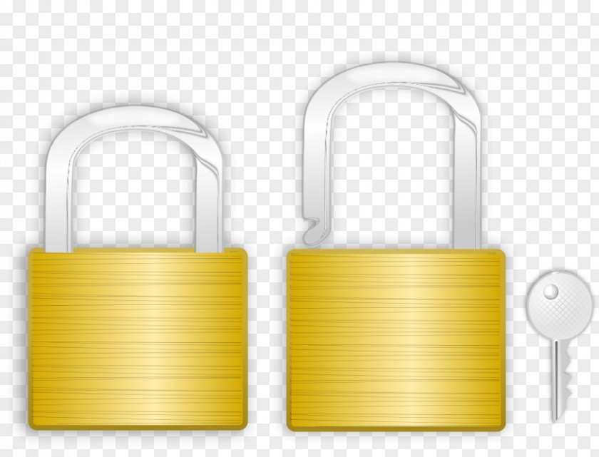Padlock Lock Key Clip Art PNG