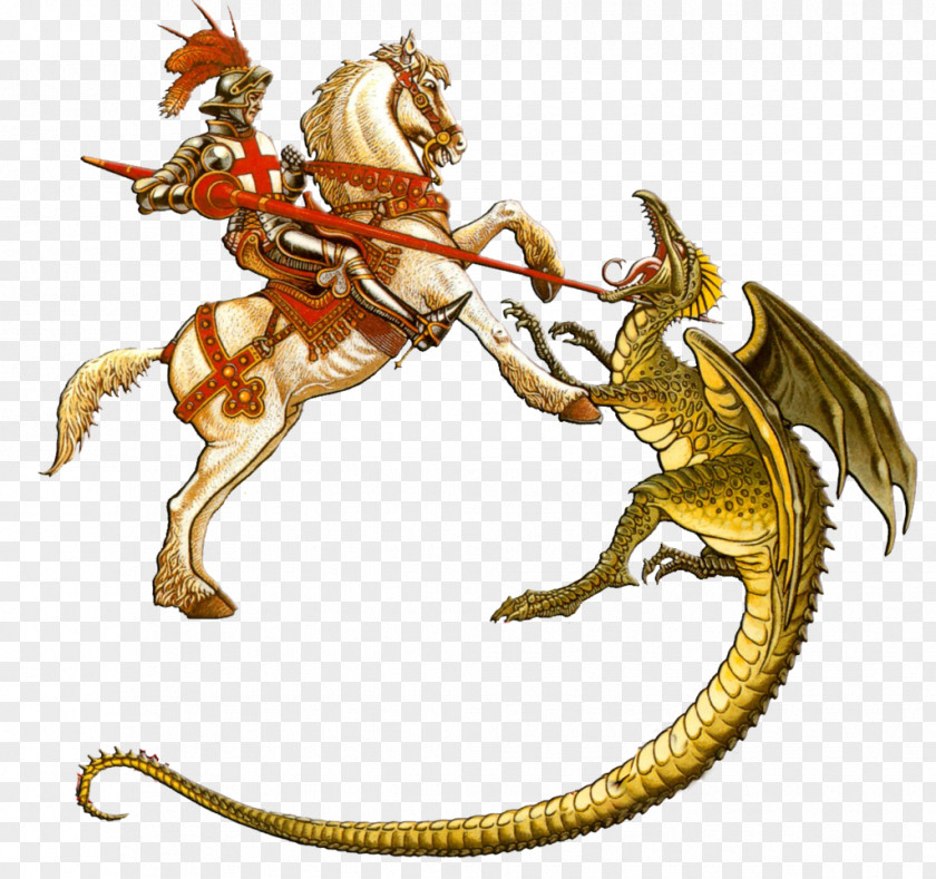 Saint George And The Dragon George's Day April 23 PNG