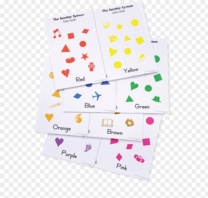 Colorful Shading Card Letter Case Paper Number, Shape, Color Font PNG