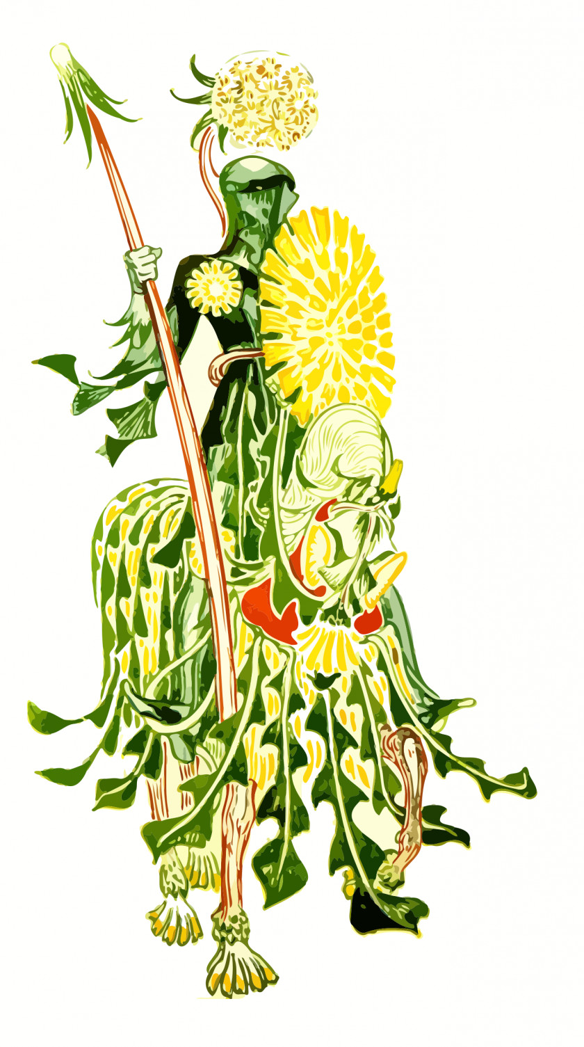 Dandelion A Floral Fantasy In An Old English Garden Illustrator PNG