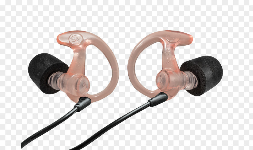 Headphones SureFire Noise Earplug Hearing Protection Device PNG