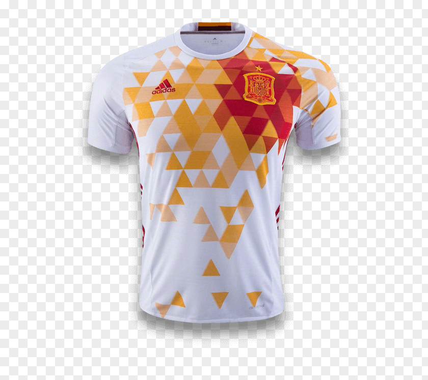 T-shirt Spain National Football Team Jersey Adidas PNG