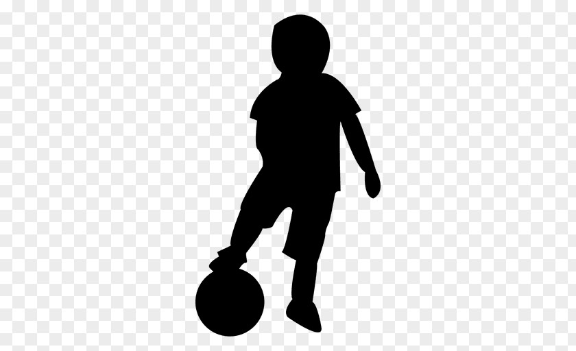 Child Playing Silhouette Ball Drawing Clip Art PNG