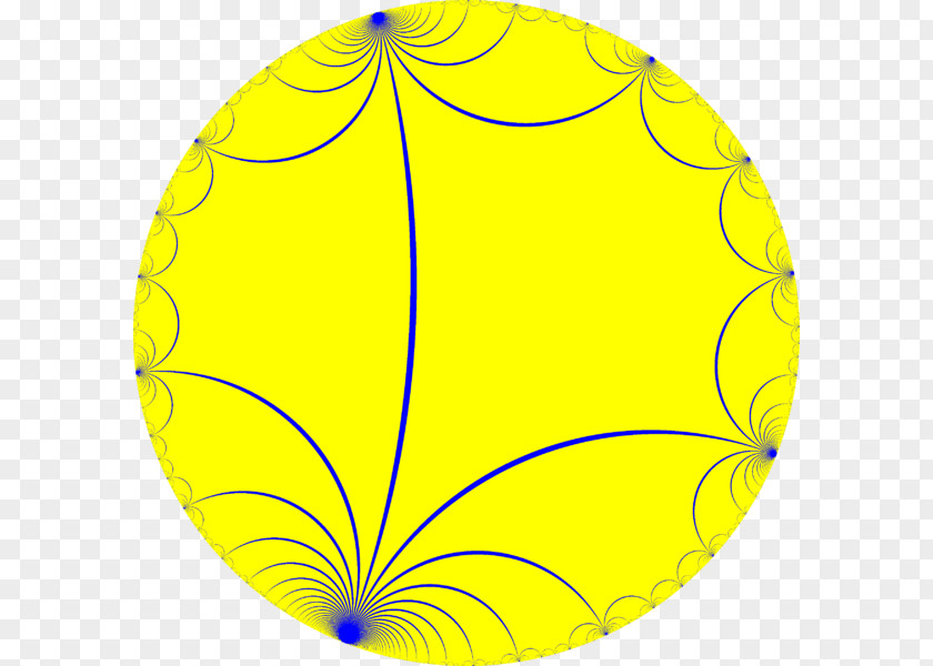 Circle Tessellation Hyperbolic Geometry Infinite-order Hexagonal Tiling PNG