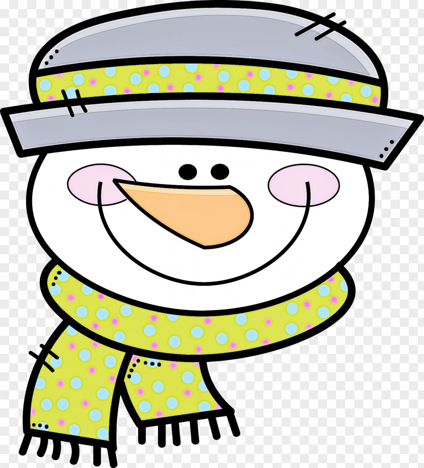 White Cartoon Facial Expression Line Head PNG