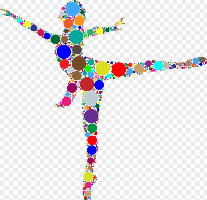 Colorful Cliparts Ballet Dancer Color Clip Art PNG