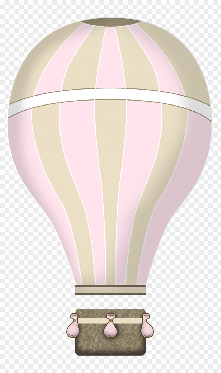 Design Hot Air Balloon Pink M Lighting PNG