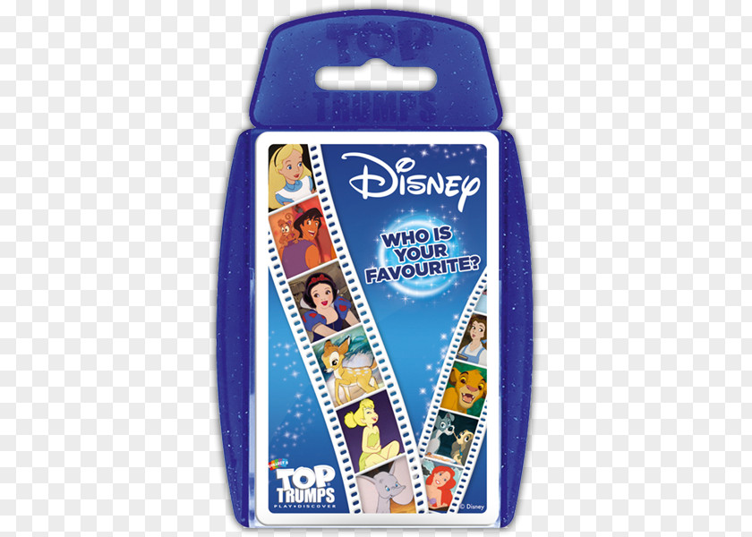 Disney Classic Winning Moves Top Trumps Playing Card Game PNG
