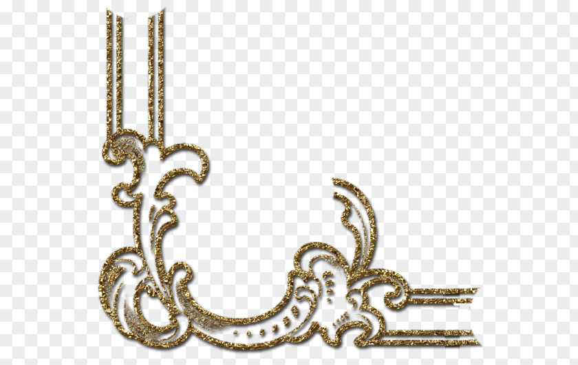 Gold Corner Decorative Arts Ornament Clip Art PNG