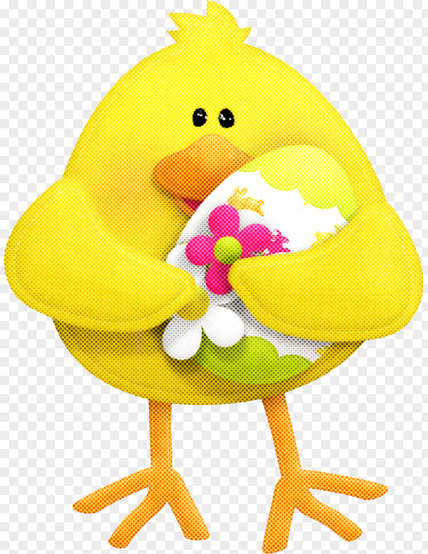 Yellow Bird Cartoon Bath Toy Furniture PNG