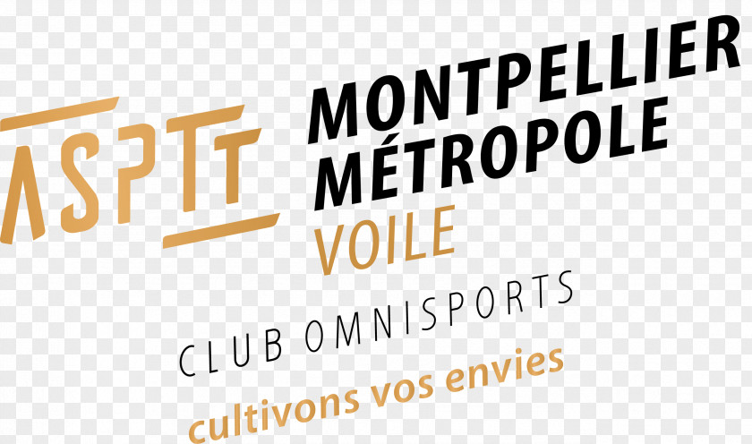 ASPTT Montpellier Tennis Logo Brand Font PNG