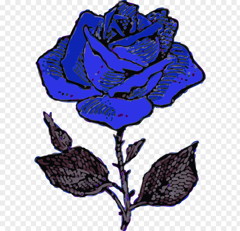 Blue Rose Cliparts Drawing Flower Clip Art PNG