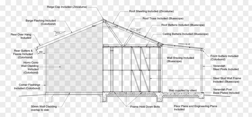 Double Storey Building Line Angle PNG