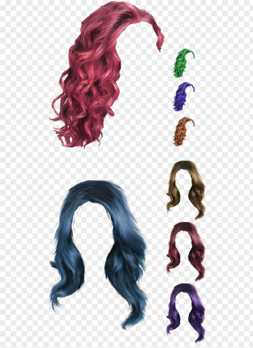 Fata Hair Coloring Font PNG
