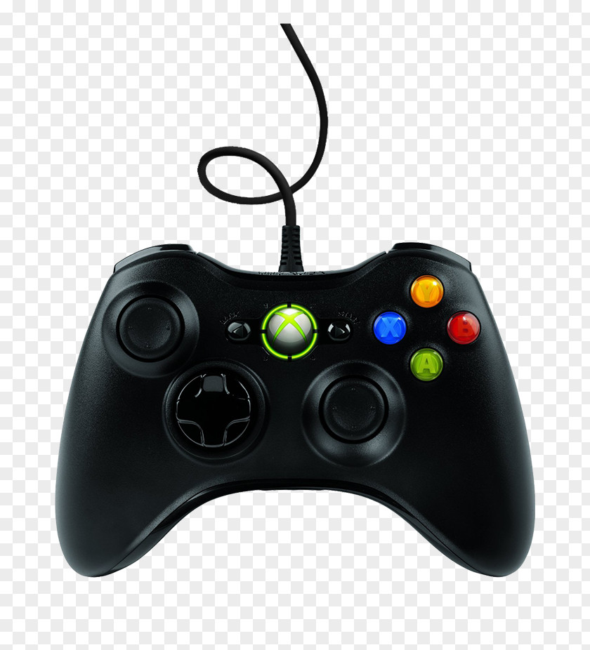 Microsoft Gamepad For Pc Xbox 360 Controller One Black Game Controllers PNG