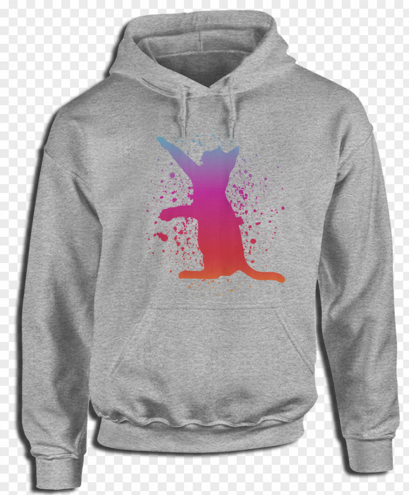 Painted Cat Hoodie T-shirt Sweater Team 10 Top PNG