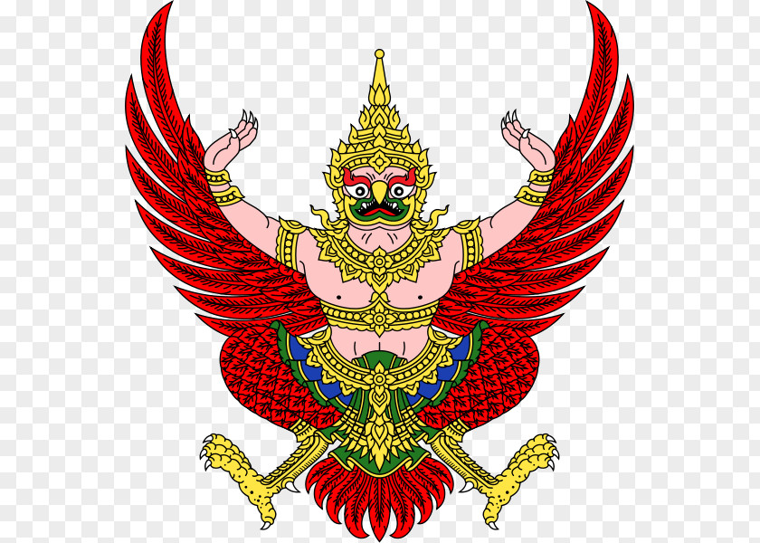 Thai Buddhism Emblem Of Thailand Garuda Flag National PNG