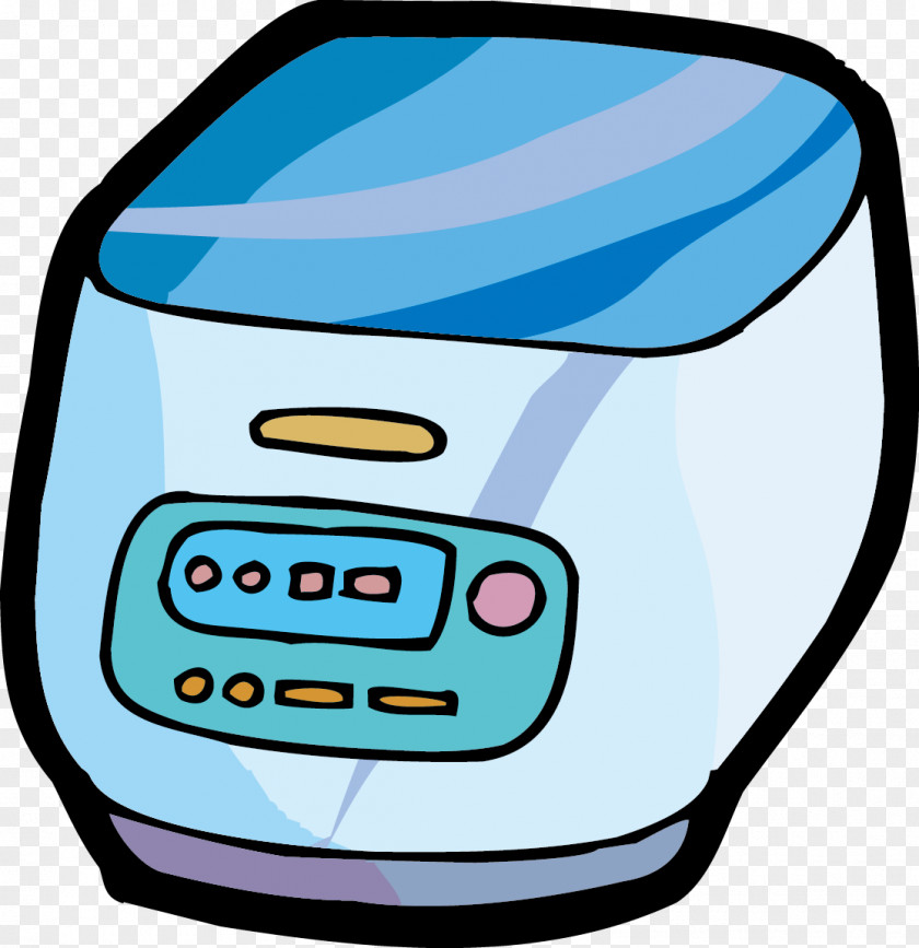 Cartoon Vector Rice Cooker PNG