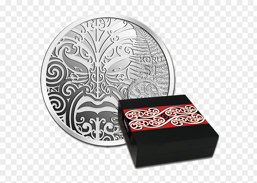 Coin New Zealand Koru Silver Māori People PNG