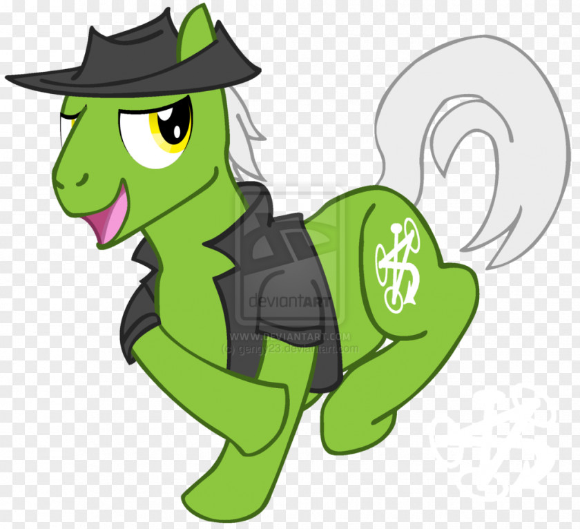Creative Personality Mark Pony Horse Green Clip Art PNG