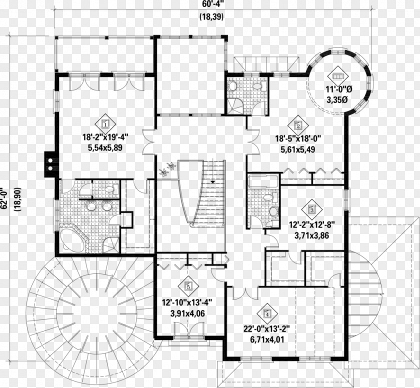 Design Floor Plan Technical Drawing PNG