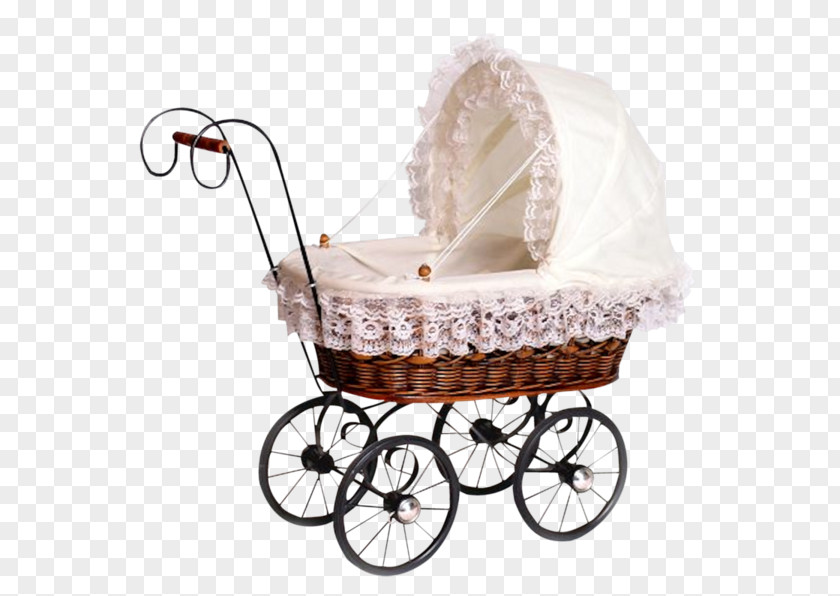 Flattened Baby Carriage Transport Doll Toy Child Vintage Clothing PNG
