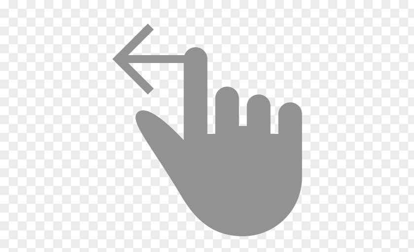 Swipe Gesture Symbol Finger PNG