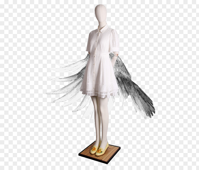 Claborate-style Sculpture Figurine Angel M PNG