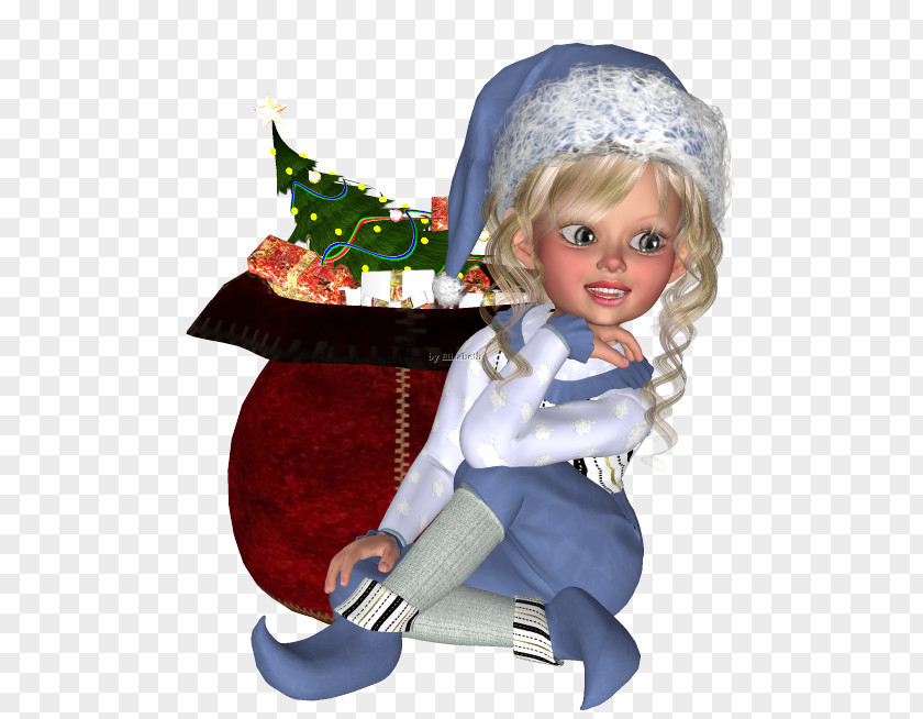 Doll Christmas Ornament Character Toddler PNG