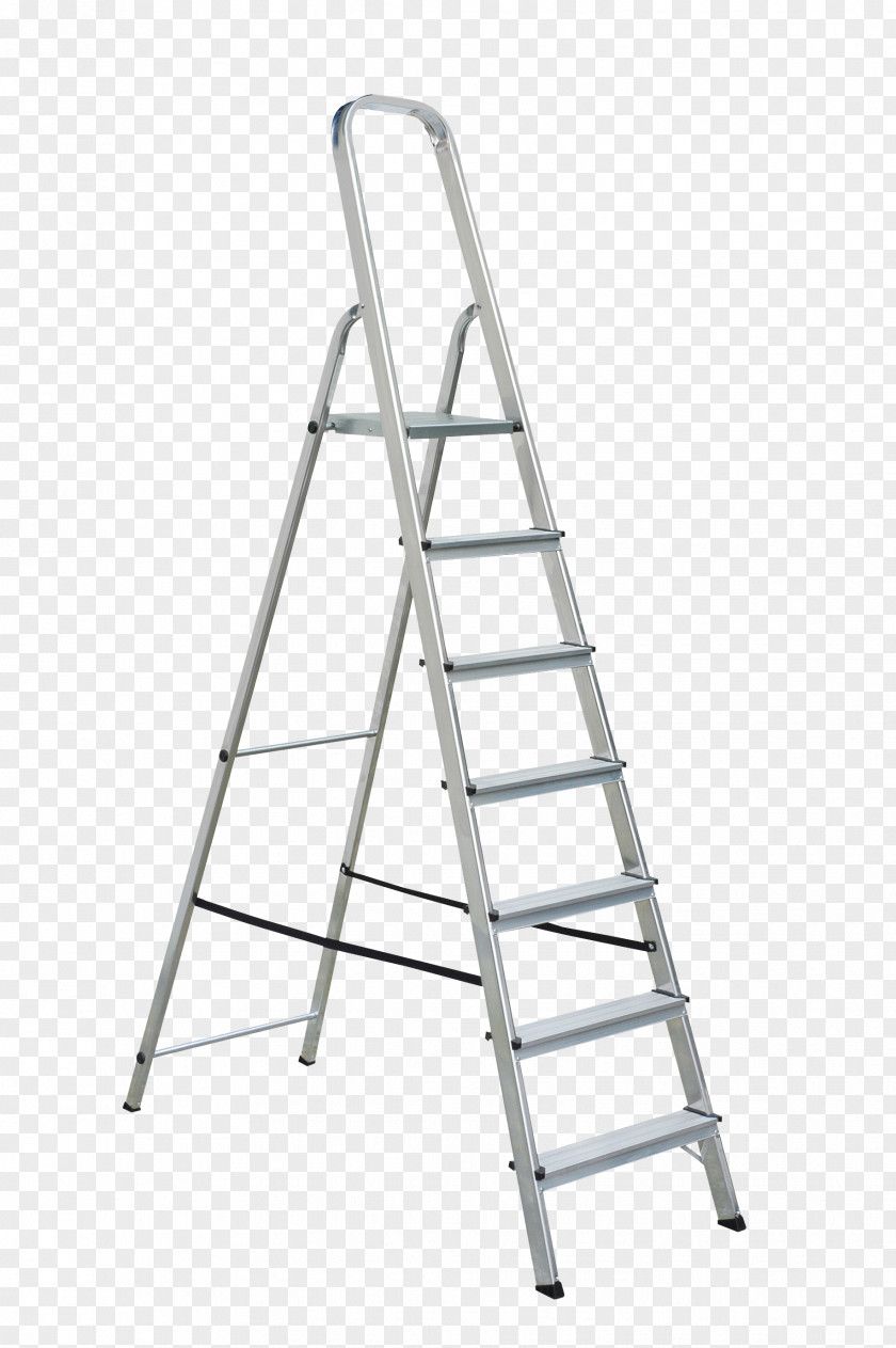 Ladder Hailo-Werk Hailo L50 Stairs Tool Aluminium PNG