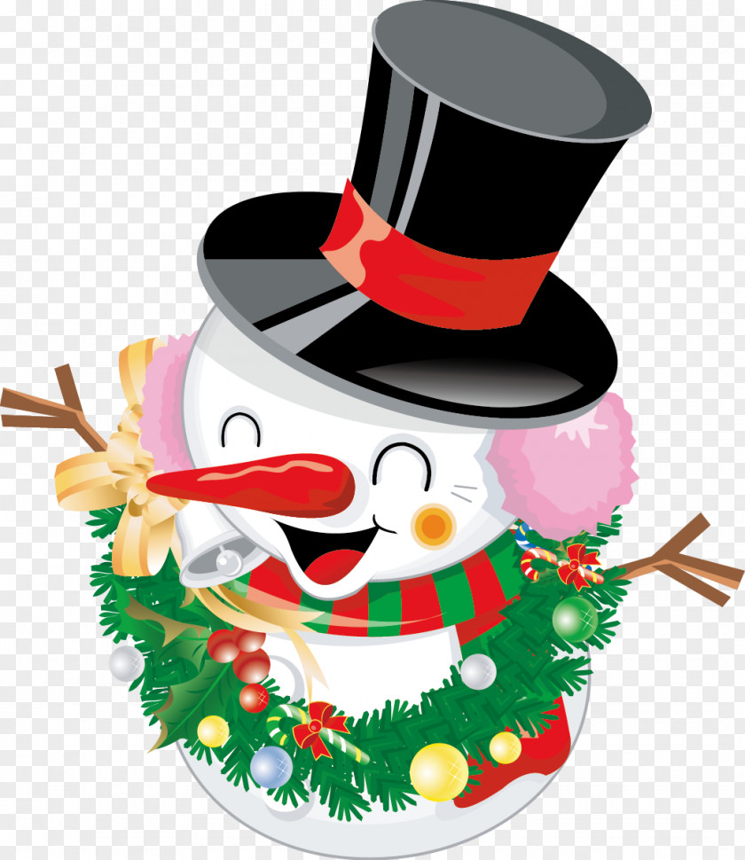 Cartoon Christmas Vector Material Cookie Clicker Santa Claus Decoration Snowman PNG