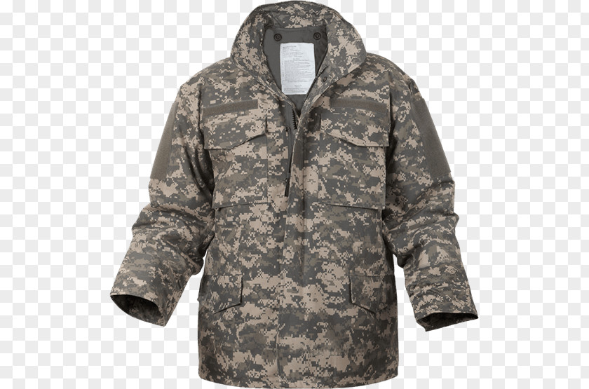 Jacket M-1965 Field U.S. Woodland Army Combat Uniform Multi-scale Camouflage PNG