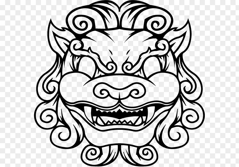 Lion Chinese Guardian Lions Dog Lionhead Drawing PNG