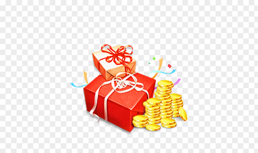 New Year's Gift Of Gold Coins Basket Valentine's Day Letter Thanks PNG