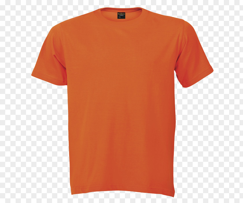 Orange T Shirt Long-sleeved T-shirt Clothing PNG