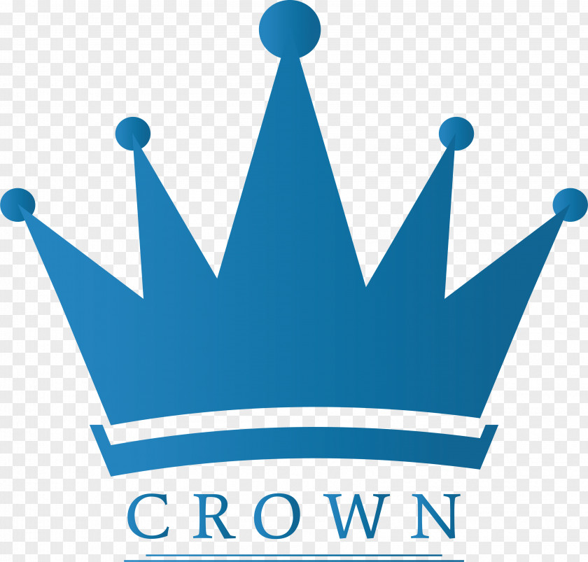 Sky Blue Crown Euclidean Vector Monarch PNG