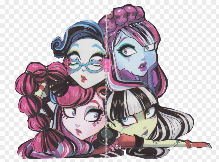 Sweet Wind Frankie Stein Monster High Doll PNG