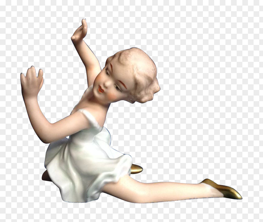 Ballet Wallendorf Figurine Dancer PNG