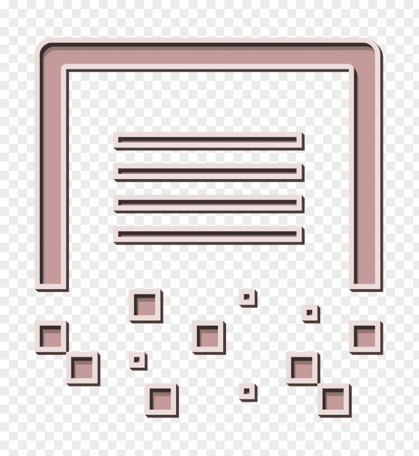 Rectangle Metal Destroy Icon Document Erase PNG