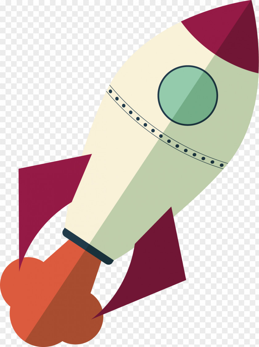 Rose Cartoon Rocket Two Spacecraft PNG