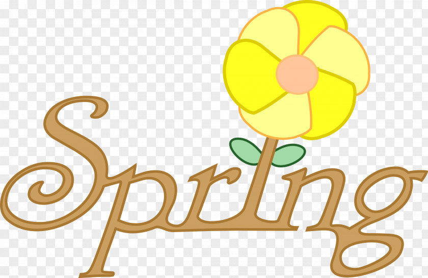 Spring April Shower Clip Art PNG