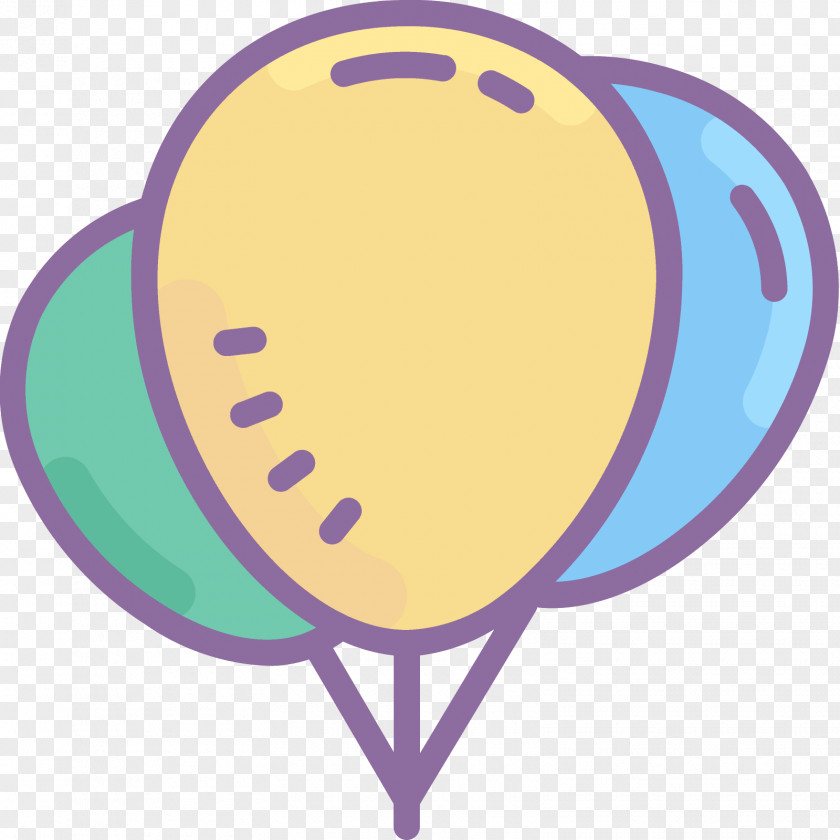 Balloon Toy Party Gift Icon PNG
