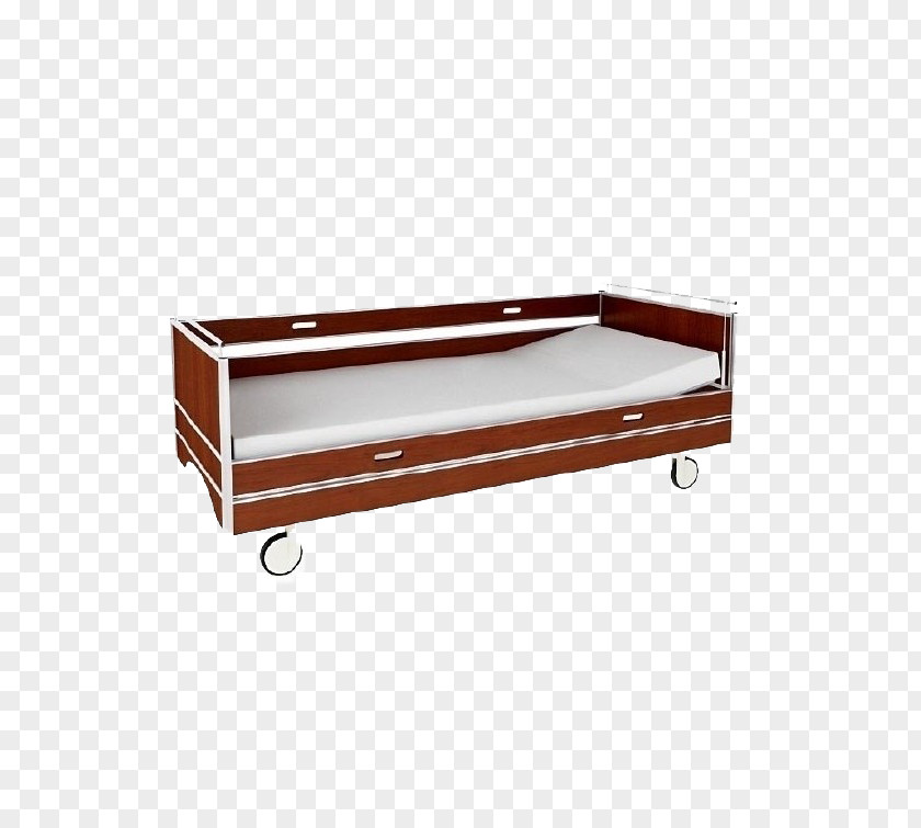 Hospital Bed Platform Frame Mattress PNG