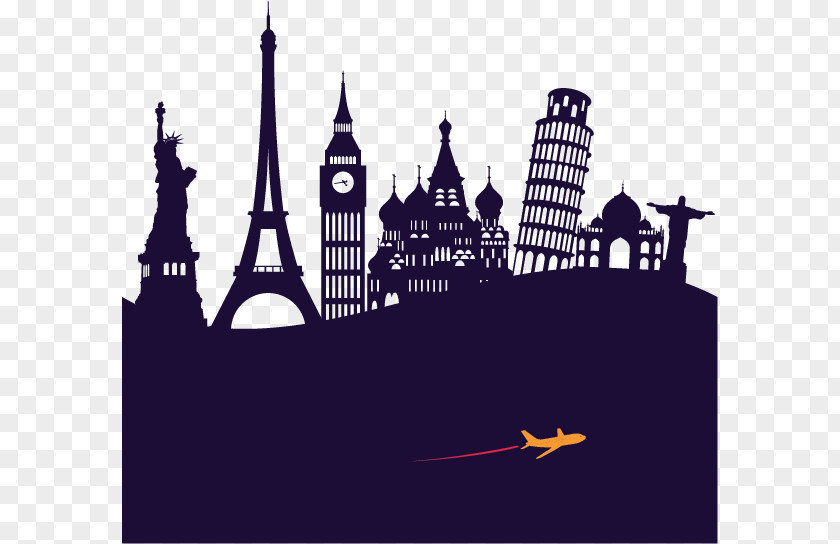 Landmarks Vacation Vector Material Travel Agent Tourism Website PNG